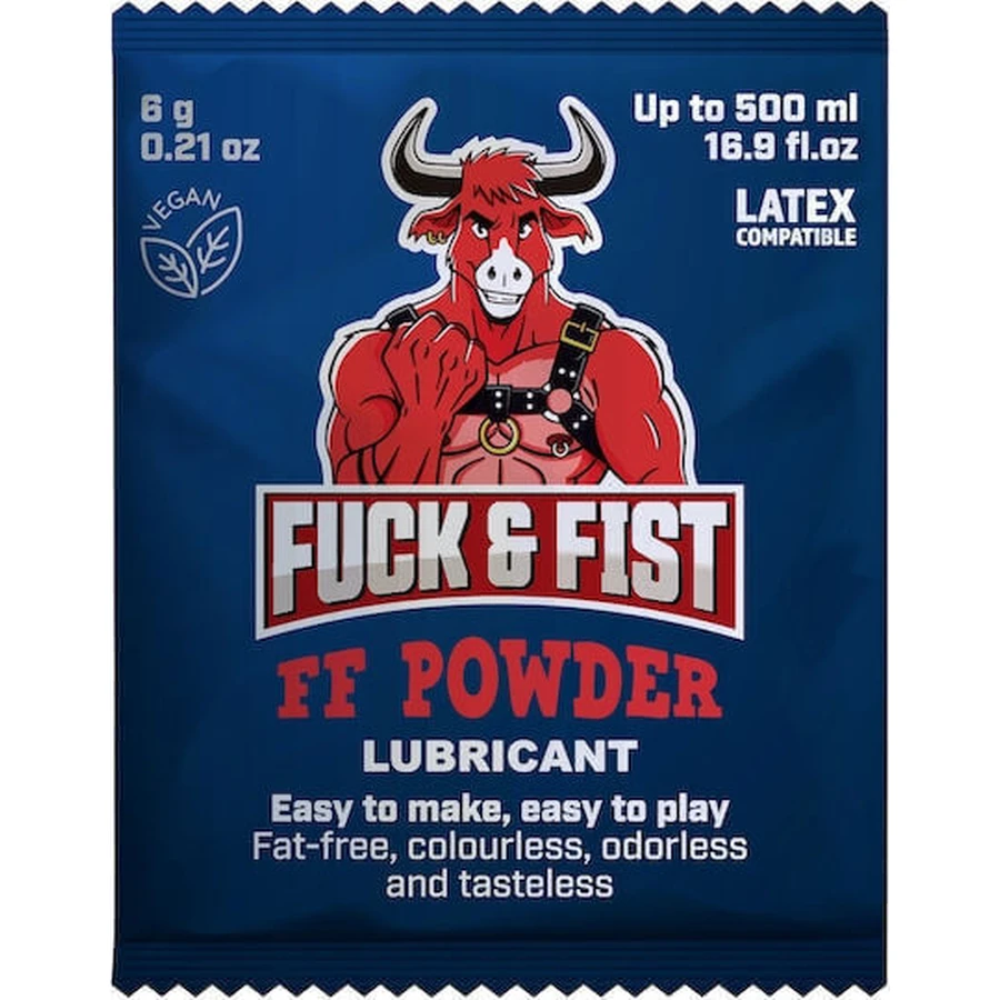 Fuck & Fist Ff Лубрикант на водній основі Powder Powder Lubricant Sachet 6gr: ціни та характеристики