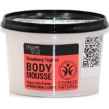 Organic Shop Клубника и молоко Увлажняющий мусс для тела 250 мл