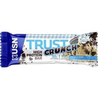 USN Trust Хрусткі батончики з білковим та ароматизованим печивом 20г та кремом 12х60г