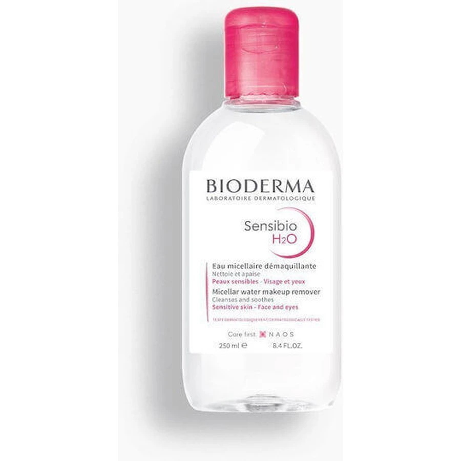 Міцелярна вода для зняття макіяжу з обличчя BioDerma Sensibio H2O Міцелярна вода для зняття макіяжу 250 мл: ціни та характеристики