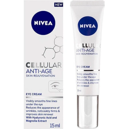 Nivea Клітинний антивіковий крем для очей та губ з гіалуроновою кислотою 15мл: ціни та характеристики