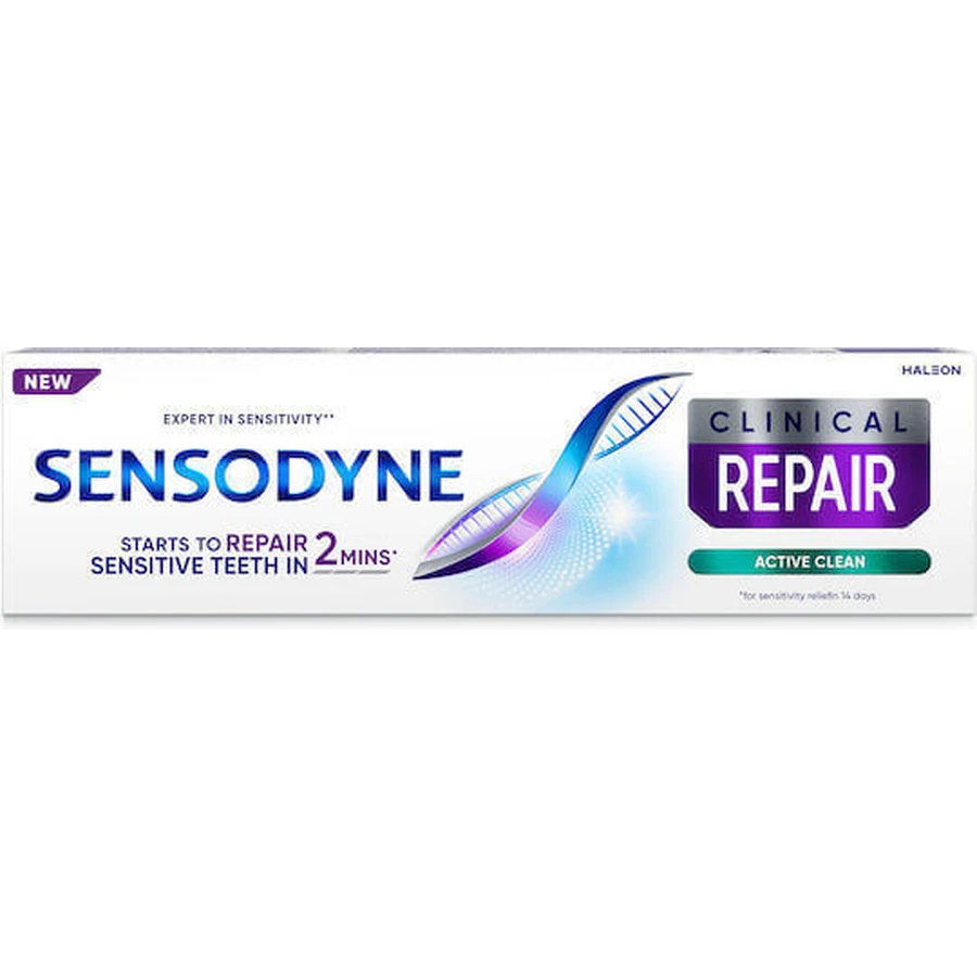 Sensodyne Clinical Repair Active Clean Зубная паста для чувствительных зубов 75 мл: цены и характеристики