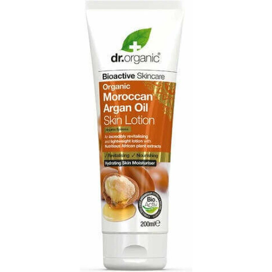 Dr.Organic Moroccan Зволожуюча сироватка для тіла з марокканською аргановою олією для сухої та чутливої шкіри 200 мл: ціни та характеристики