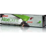Optima Naturals AloeDent AloeDent Зубна паста потрійної дії з активованим вугіллям та без фтору для відбілювання та видалення зубного нальоту 100 мл