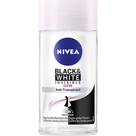 Nivea Black & White Invisible Original Антиперспирант-дезодорант 48 часов ролл-он 50 мл: цены и характеристики