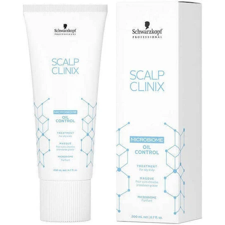 Schwarzkopf Clinix Oil Control Treatment Зволожуюча маска для волосся 200 мл: ціни та характеристики