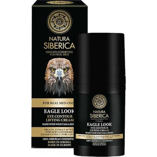 Natura Siberica Eagle Look Зволожуючий крем для повік для чоловіків з гіалуроновою кислотою та ікрою 30мл