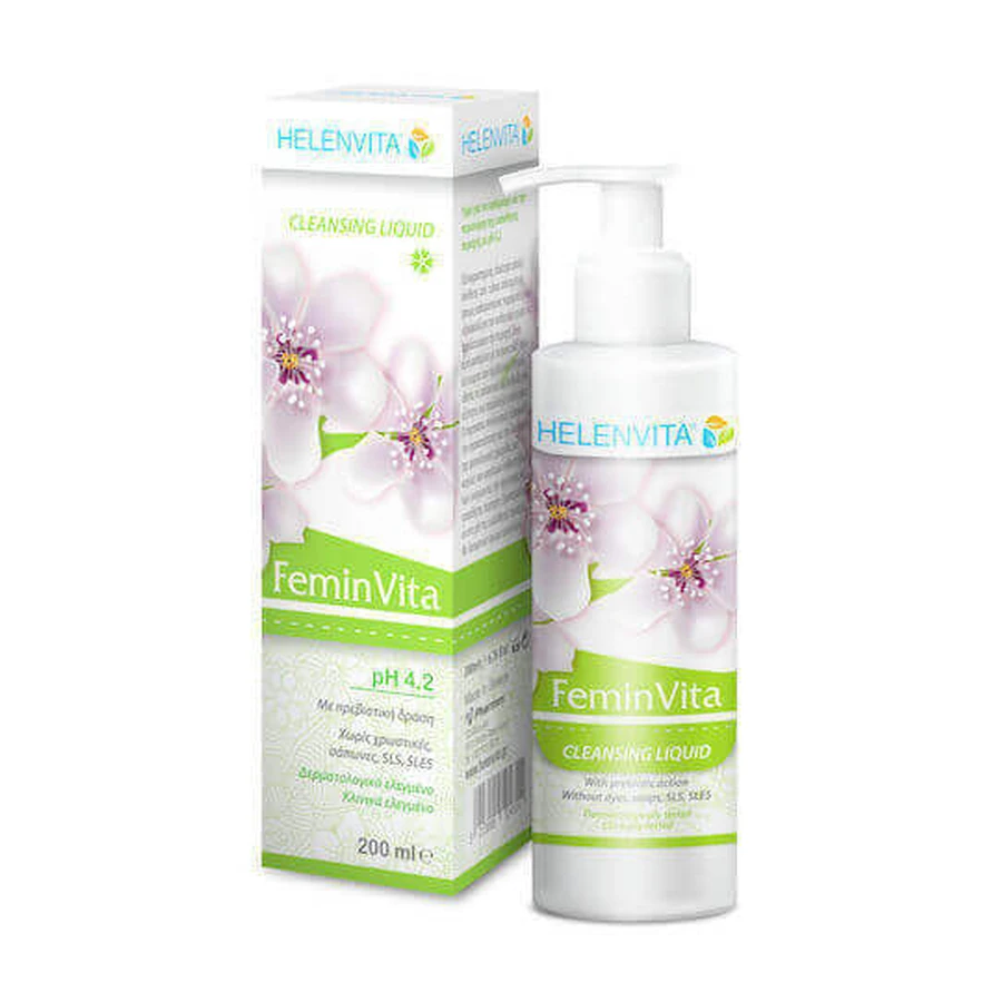 Helenvita Feminvita Feminvita Очищающая жидкость PH 4.2 pH 4.2 Liquid 200 мл: цены и характеристики