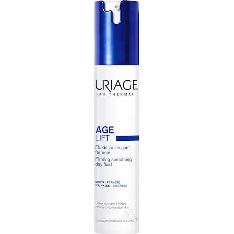 Денний флюїд для обличчя Uriage Age Lift проти зморшок і тонізуючий крем з гіалуроновою кислотою 40 мл: ціни та характеристики
