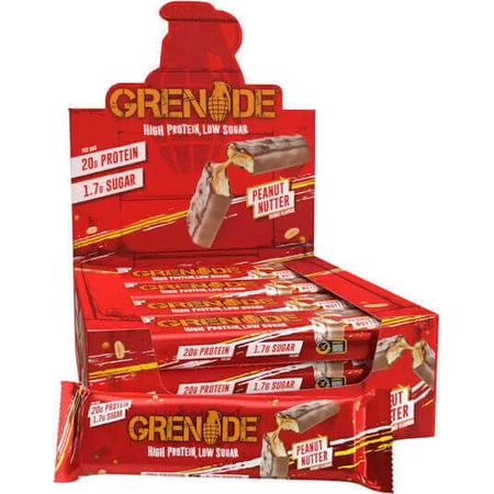 Высокобелковые батончики Grenade с 18,3% белка и вкусом арахисового ореха 12x60 гр.: цены и характеристики