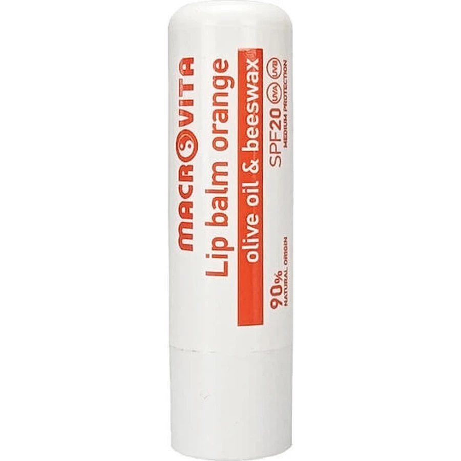 Macrovita Апельсиновий бальзам для губ SPF20 4.8гр: ціни та характеристики