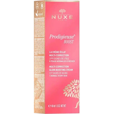 Nuxe Prodigieuse Boost Зволожуючий та відновлюючий крем для обличчя проти недосконалостей з гіалуроновою кислотою 40мл: ціни та характеристики