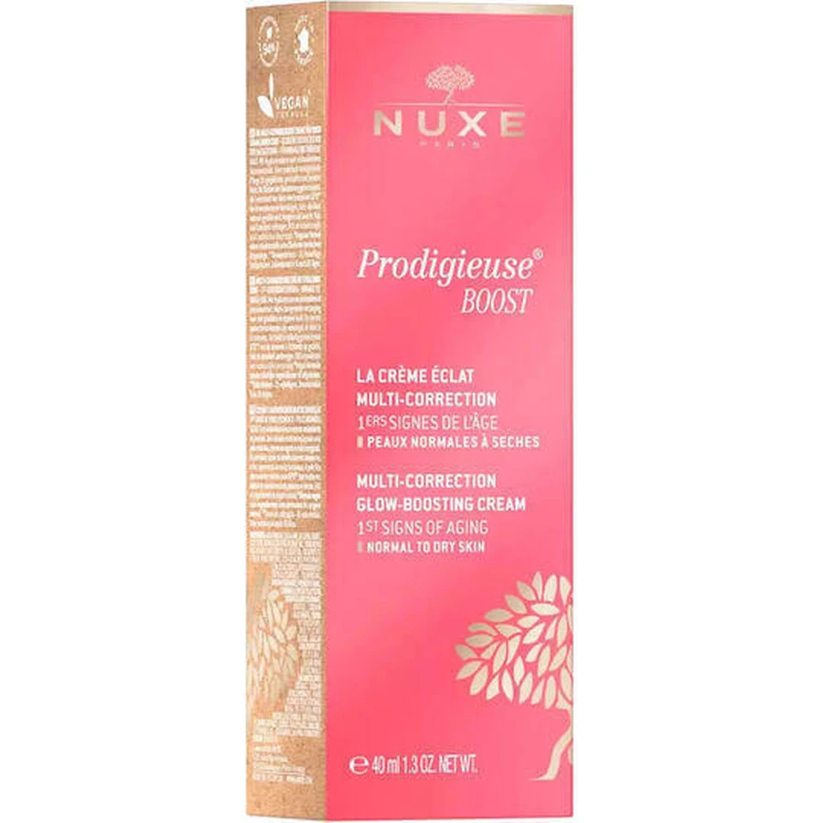 Nuxe Prodigieuse Boost Зволожуючий та відновлюючий крем для обличчя проти недосконалостей з гіалуроновою кислотою 40мл: ціни та характеристики