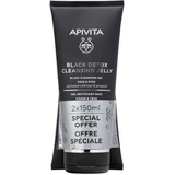 Apivita Black Detox Гель для лица и глаз 2x150 мл