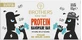 Батончик Brothers Healthy Food Raw Bar с 19% белка и вкусом какао и фундука 60 гр.