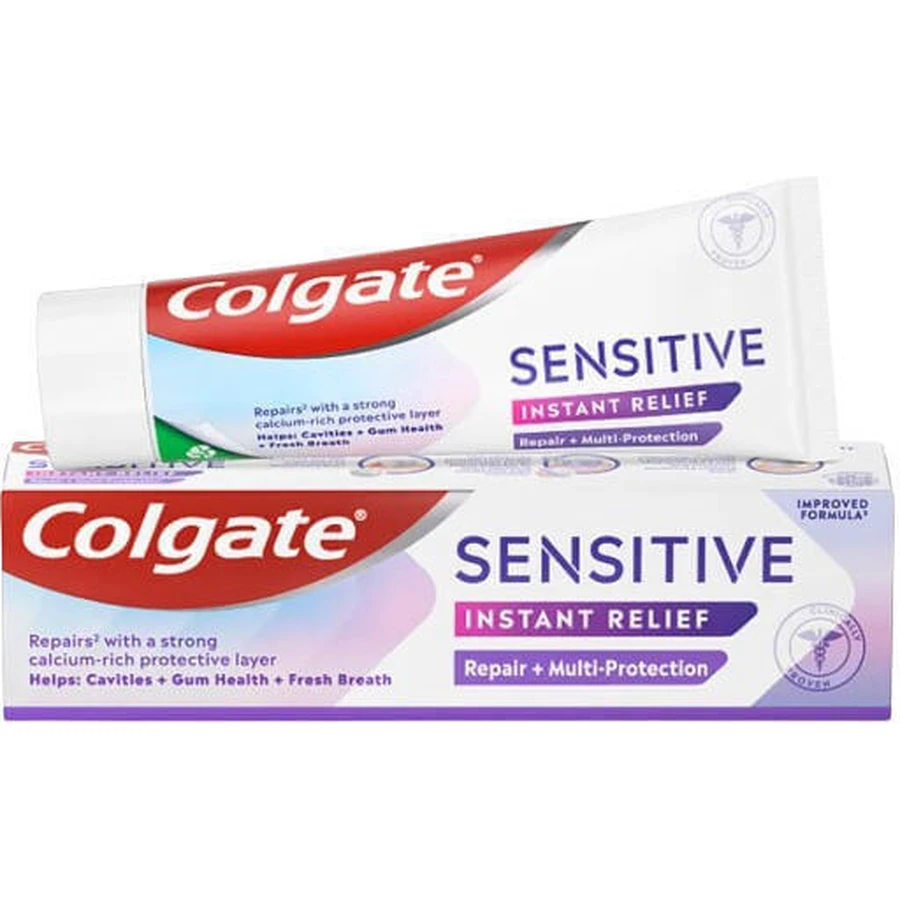 Colgate Sensitive Sensitive Instant Relief Repair & MultiProtection Toothpaste Зубна паста для чутливих зубів Colgate Sensitive Instant Relief Repair & MultiProtection Toothpaste для чутливих зубів 75мл: ціни та характеристики