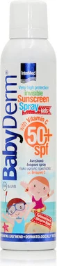 InterMed Babyderm Водостійкий дитячий сонцезахисний крем-спрей SPF50 200 мл