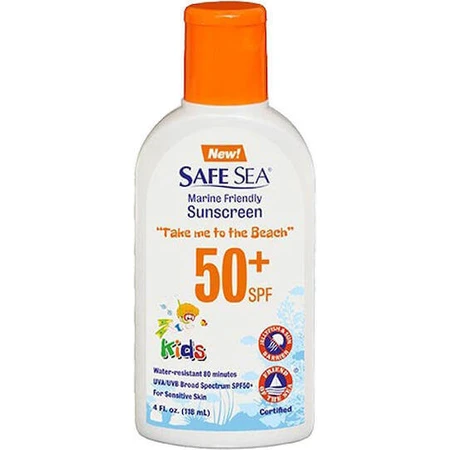 Водостійкий дитячий сонцезахисний крем-емульсія Safe Sea Beach Line SPF50 118 мл: ціни та характеристики