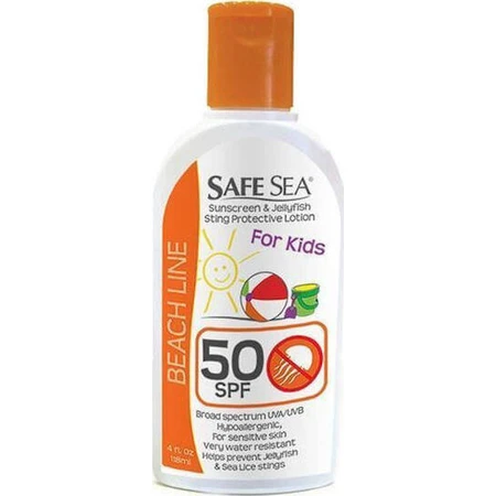 Водостійкий дитячий сонцезахисний крем-емульсія Safe Sea Beach Line SPF50 118 мл: ціни та характеристики