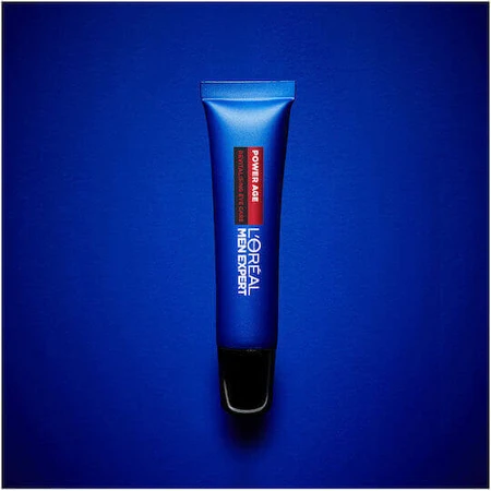 L'Oreal Paris Men Expert Men's Power Age Зволожуючий та омолоджуючий крем для шкіри навколо очей для чоловіків проти зморшок з гіалуроновою кислотою 15 мл: ціни та характеристики