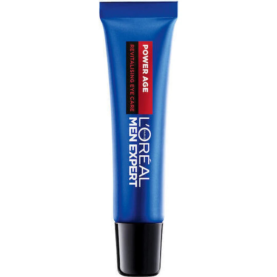 L'Oreal Paris Men Expert Men's Power Age Зволожуючий та омолоджуючий крем для шкіри навколо очей для чоловіків проти зморшок з гіалуроновою кислотою 15 мл: ціни та характеристики