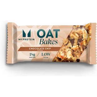 Myprotein Oat Bakes ароматизовані протеїнові батончики з шоколадною крихтою 12x75гр