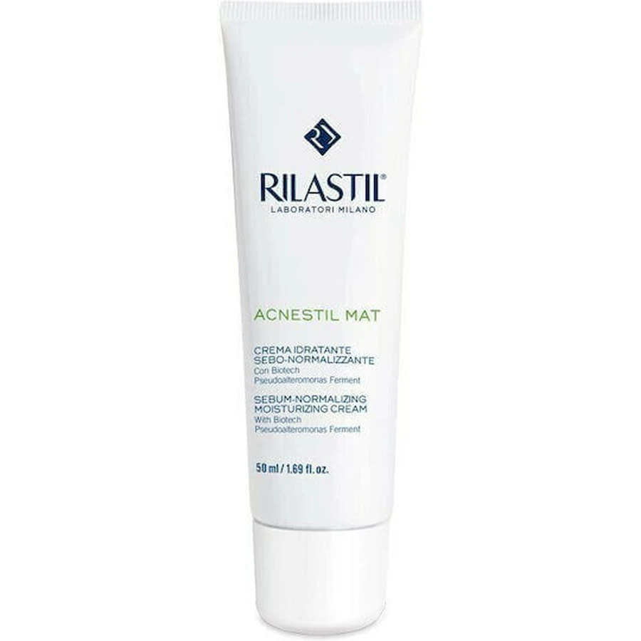 Rilastil Acnestil Acnestil 24-годинний зволожуючий крем для обличчя проти недосконалостей та акне з гіалуроновою кислотою 40мл: ціни та характеристики