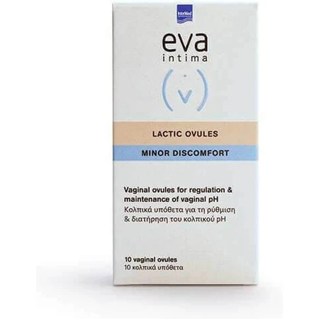InterMed Eva Intima Lactic Ovules Средства интимной гигиены 10шт: цены и характеристики