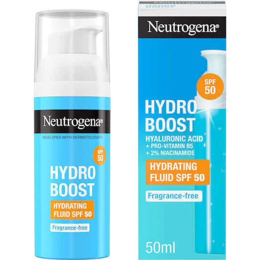 Денний крем для обличчя Neutrogena Hydro Boost проти пігментації та освітлення з SPF50 з гіалуроновою кислотою та вітаміном С 50 мл: ціни та характеристики