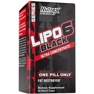 Nutrex Lipo 6 Black Ultra Concentrate Extreme с неароматизированным вкусом 60 капс