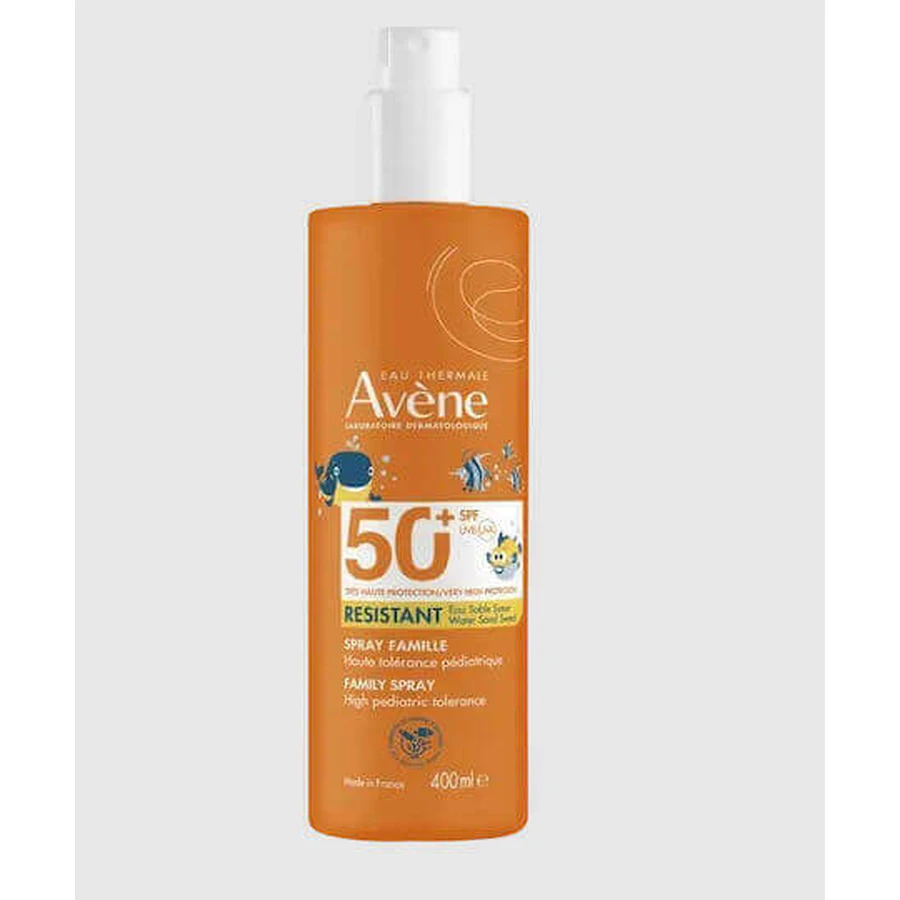 Водостійкий дитячий сонцезахисний крем-спрей Eau Thermale Avene SPF50 200 мл: ціни та характеристики