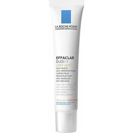 La Roche Posay Effaclar Effaclar Duo+ Unifying Medium 24H Зволожуючий, антивіковий та протидія плямам 24-годинний тонуючий денний гель для обличчя з керамідами 40 мл: ціни та характеристики