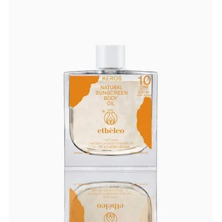 Etheleo Keros Водостійка сонцезахисна олія для тіла SPF10 100 мл