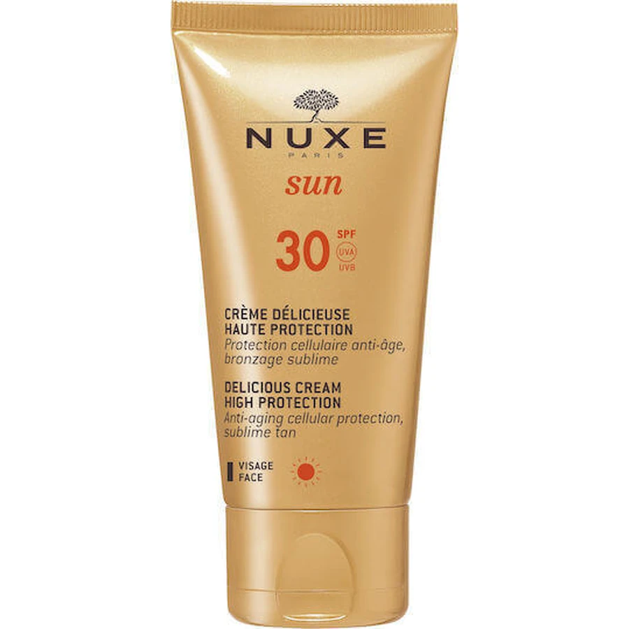 Nuxe Sun Delicious Водостійкий сонцезахисний крем для обличчя SPF30 50 мл: ціни та характеристики