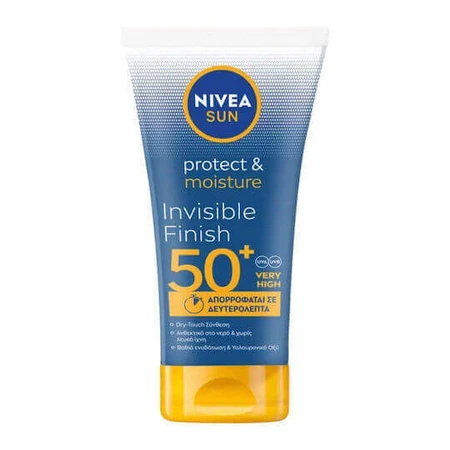 Nivea Захист від сонця та вологи Невидимий сонцезахисний крем для тіла SPF50+ 150 мл: ціни та характеристики