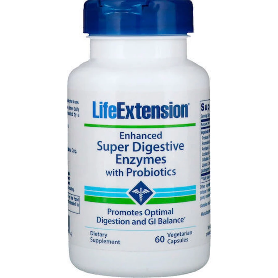 Life Extension Улучшенные суперпищеварительные ферменты 60 растительных капсул: цены и характеристики