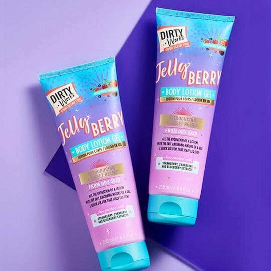 Dirty Works Jelly Berry Увлажняющий гель для тела для сухой кожи 250 мл: цены и характеристики
