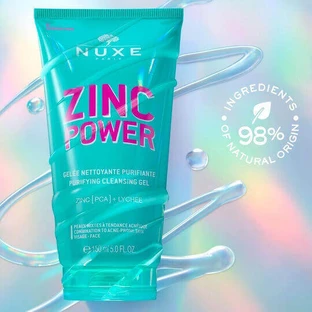 Гель для обличчя Nuxe Zinc Power для шкіри, схильної до акне 150 мл