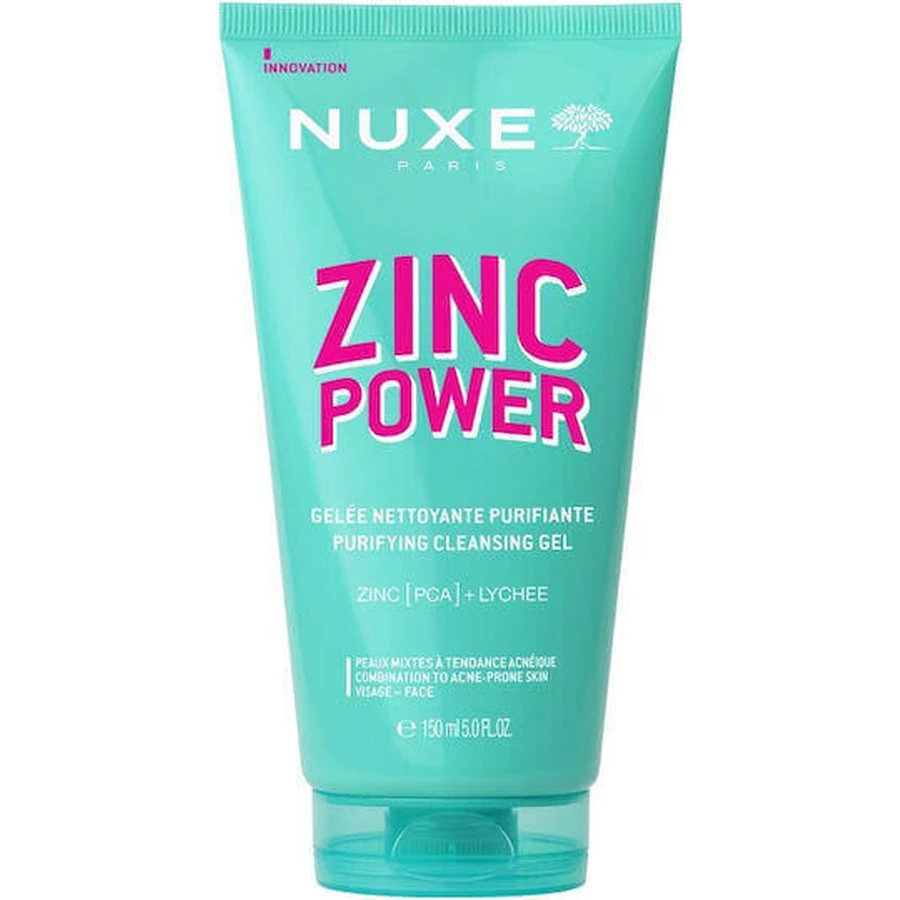 Гель для обличчя Nuxe Zinc Power для шкіри, схильної до акне 150 мл: ціни та характеристики