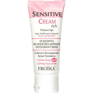 Froika Sensitive Rich 24 Hour Face Moisturiser с гиалуроновой кислотой и пептидами 40 мл