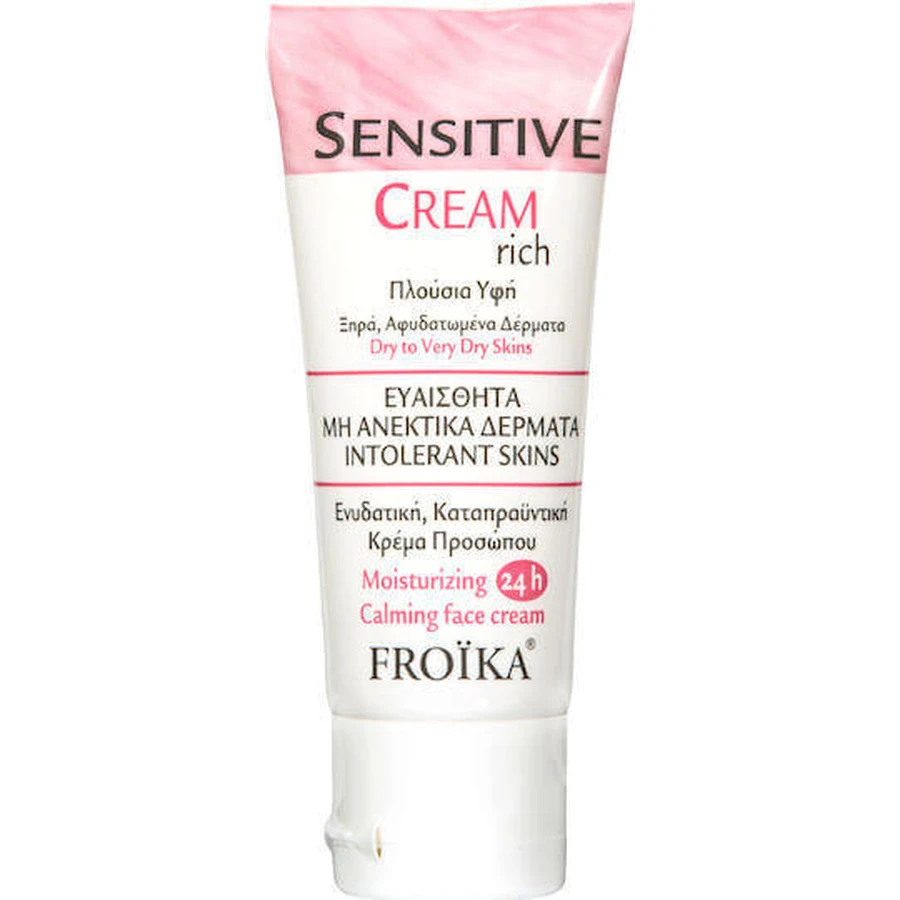Froika Sensitive Rich 24 Hour Face Moisturiser с гиалуроновой кислотой и пептидами 40 мл: цены и характеристики