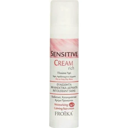 Froika Sensitive Rich 24 Hour Face Moisturiser с гиалуроновой кислотой и пептидами 40 мл: цены и характеристики
