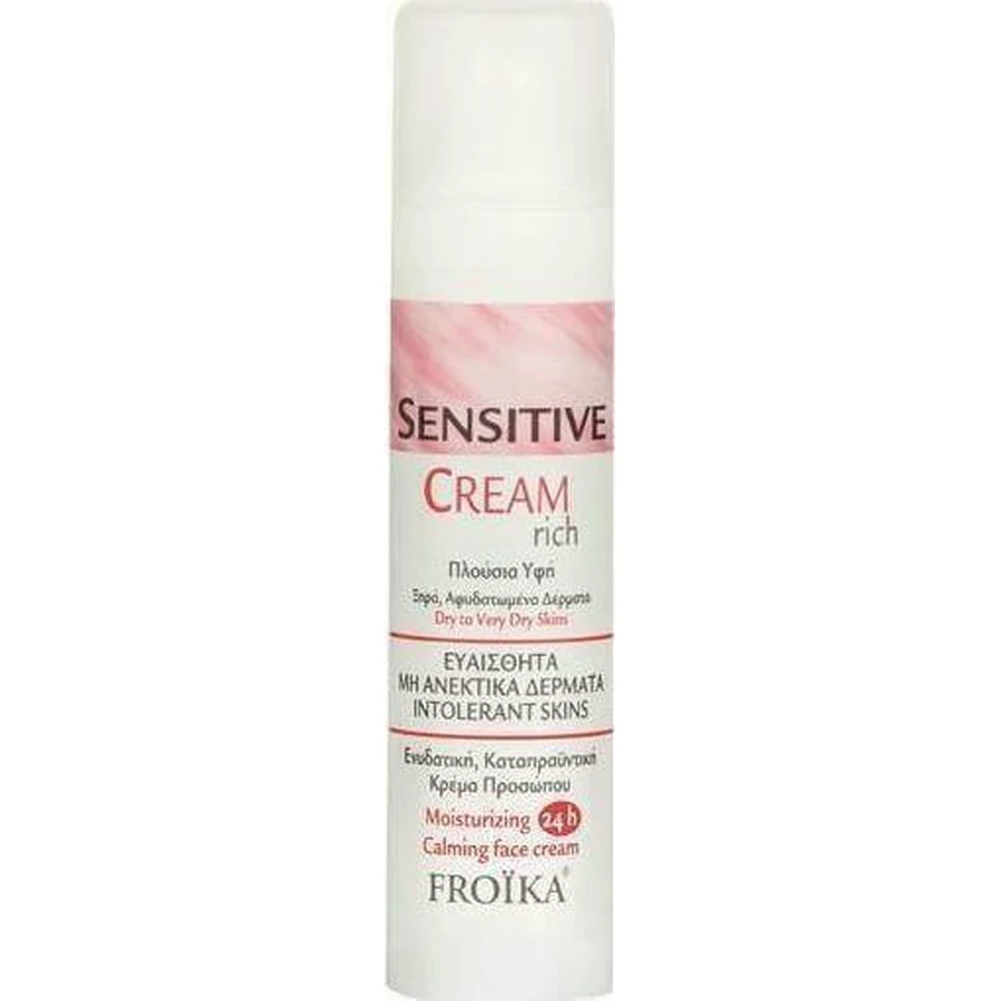Froika Sensitive Rich 24 Hour Face Moisturiser с гиалуроновой кислотой и пептидами 40 мл: цены и характеристики