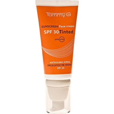 TommyG Сонцезахисний крем для обличчя SPF30 з кольором 50мл: ціни та характеристики