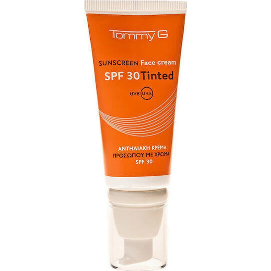 TommyG Сонцезахисний крем для обличчя SPF30 з кольором 50мл: ціни та характеристики