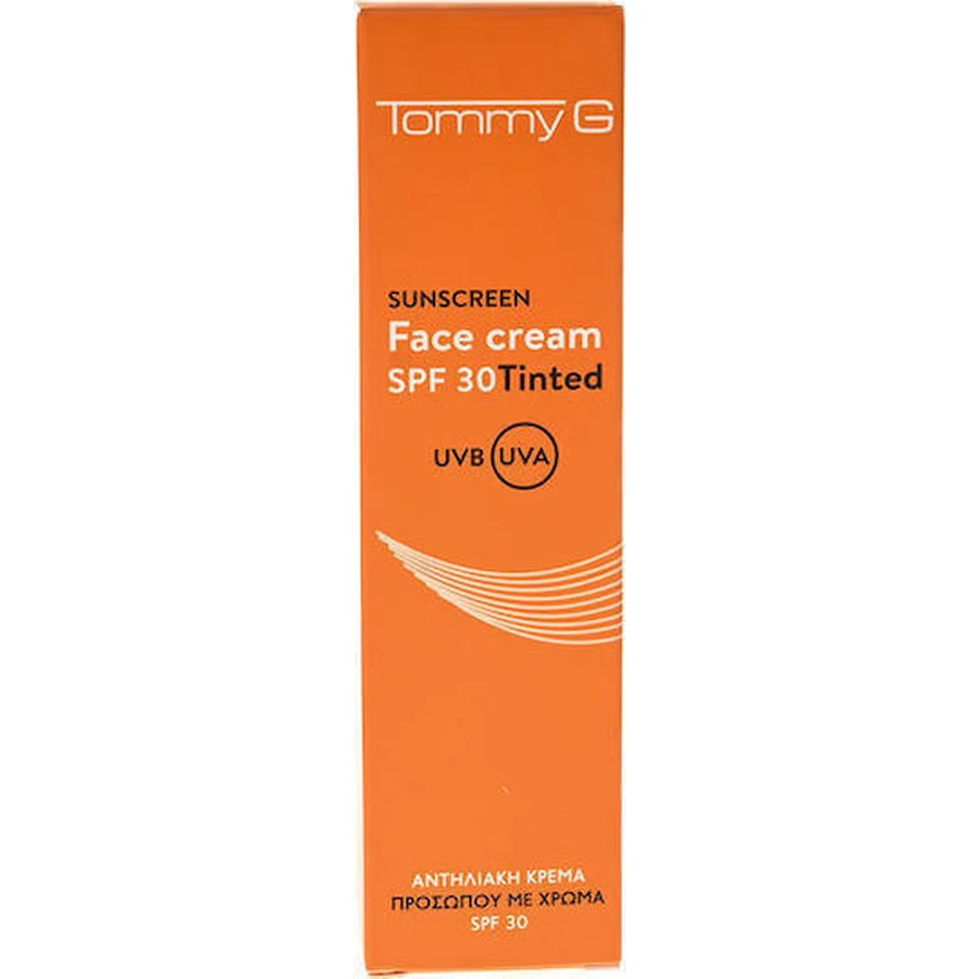 TommyG Сонцезахисний крем для обличчя SPF30 з кольором 50мл: ціни та характеристики