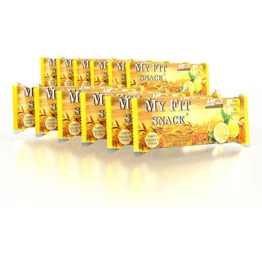 Протеїнові батончики Fit & Shape My Fit Snack зі смаком лимона 12х100гр: ціни та характеристики