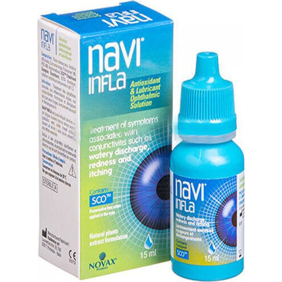 Краплі очні Novax Pharma Navi Infla 15мл: ціни та характеристики
