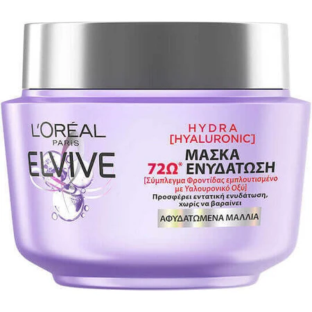 L'Oreal Paris Elvive Hydra Гіалуронова відновлююча маска для волосся 300 мл L'Oreal Paris Elvive Hydra Гіалуронова відновлююча маска для волосся 300 мл: ціни та характеристики
