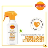 Водостійкий сонцезахисний крем для обличчя та тіла Carroten Family SPF50 спрей 270 мл